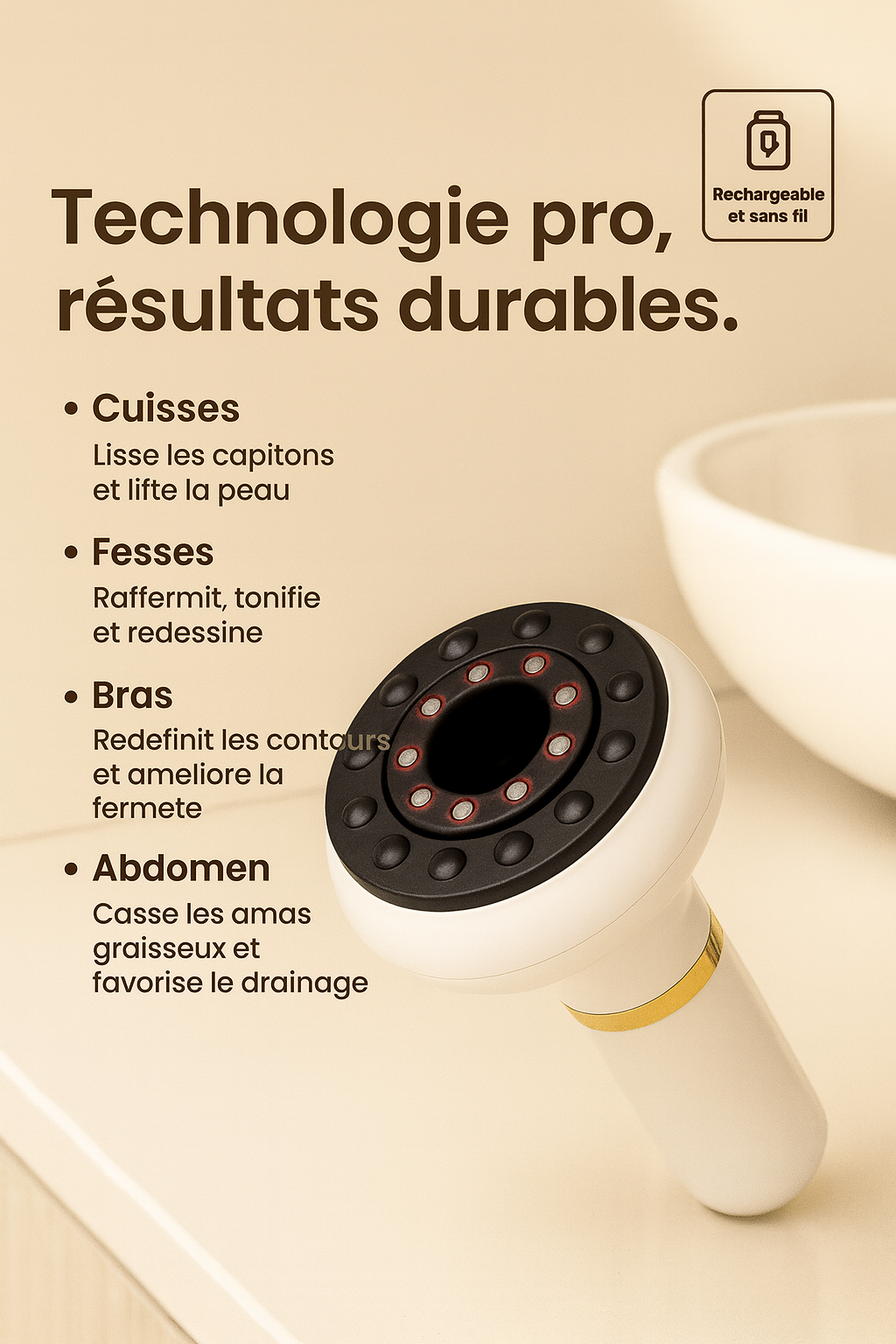 Curvia Glow™ - Masseur anti-cellulite